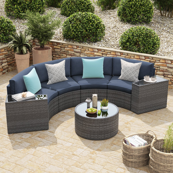 Circle outdoor couch discount